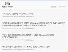Tablet Screenshot of fabian-beiner.de